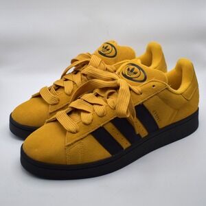 Adidas Originals Campus 00s Mens 13 Yellow Black Suede Sneakers Shoes JI3308 NWT